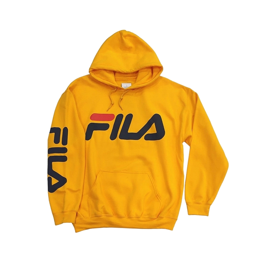 Just arrived Classic Fila gold pullover hoodie. - Picture 1 of 5